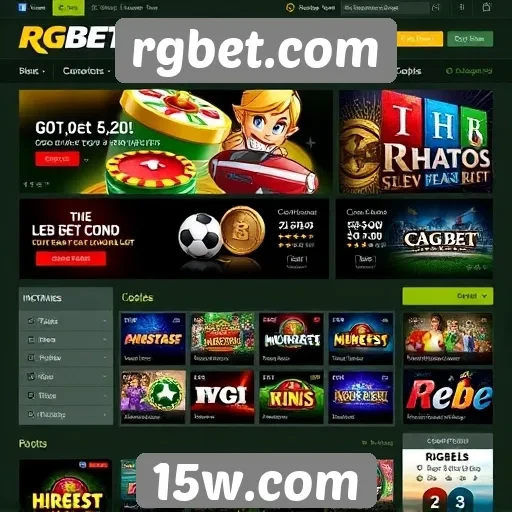 Análise da interface do site rgbet.com para jogadores